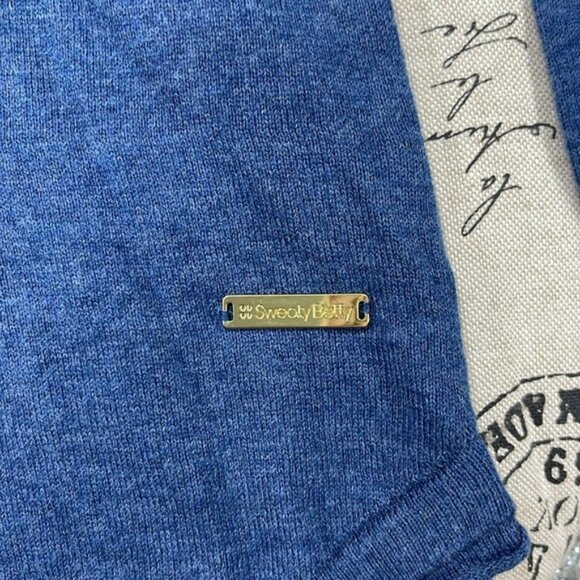 Sweaty Betty Blue Crew Neck Sweater - Picture 5 of 12